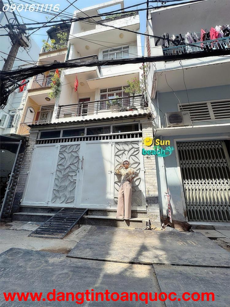 BÁN NHÀ MẶT TIỀN HẺM XE HƠI NGỦ TRONG NHÀ - ĐƯỜNG LÊ THỊ RIÊNG, QUẬN 1 - NGANG LỚN 4,5M *14M - GIANG