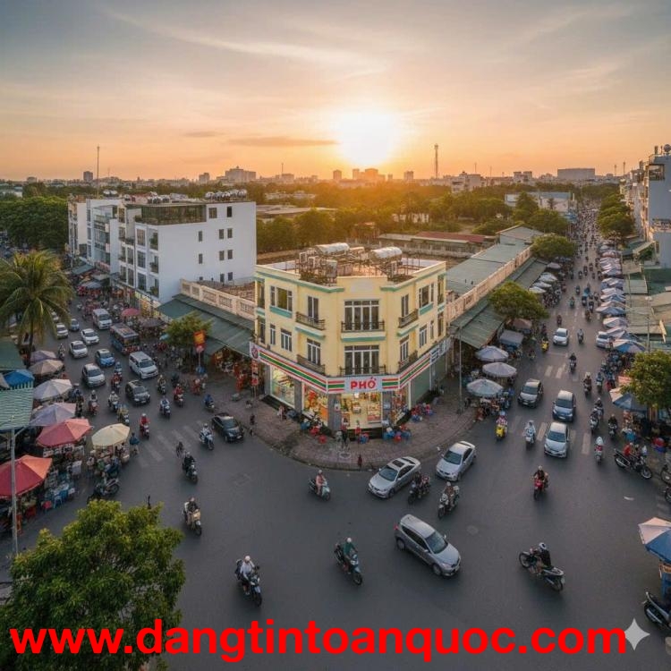 SIÊU GÓC 2 MẶT TIỀN CHỢ TÂN QUY – QUẬN 7 – ĐẤT VÀNG KD 24/24 - 44 TỶ