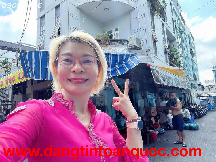 BÁN CHDV 4 TẦNG - CĂN GÓC 2 MẶT TIỀN VIEW TRƯỜNG HỌC HIẾM CÓ ĐƯỜNG XÓM CHIẾU, QUẬN 4 - NGANG ĐẸP 6,1