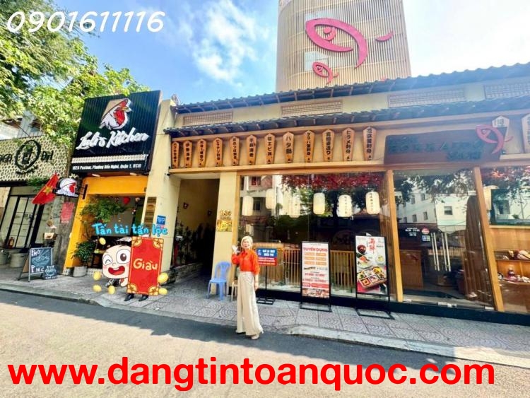 SIÊU HIẾM BÁN - MẶT TIỀN KINH DOANH ĐƯỜNG PASTEUR, P.BẾN NGHÉ, QUẬN 1 - NGAY GÓC DINH THỐNG NHẤT VIE