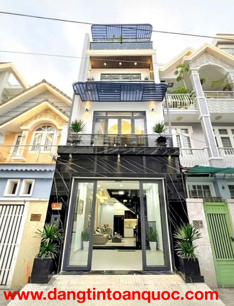 NHÀ PHỐ XÂY Ở TÂM HUYẾT - ĐƯỜNG THÔNG 6M - ĐÀO TÔNG NGUYÊN, NHÀ BÈ - 7,35 TỶ