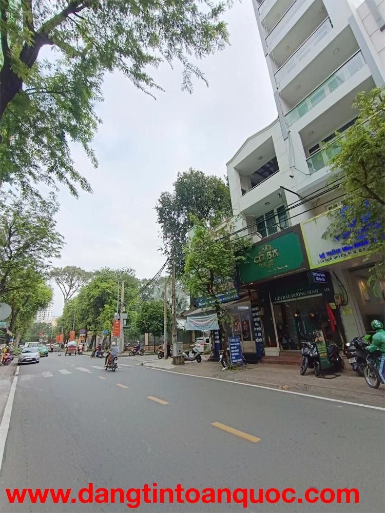 VIP QUẬN 5- 2Mặt Tiền Ngô Quyền Ngay BV ĐHYD(4x20)5 Tầng-TT.55Tr/T Nhỉnh 32Tỷ