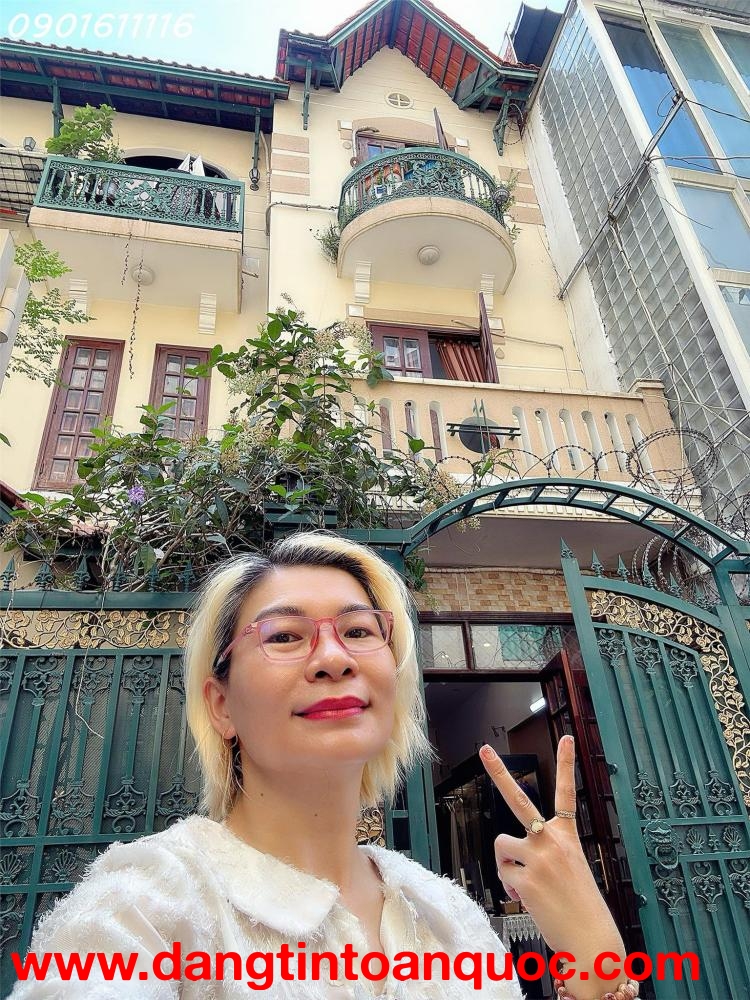 BÁN BIỆT THỰ KIẾN TRÚC KIỂU PHÁP - MẶT TIỀN HẺM XE HƠI Đ. ĐẶNG DUNG, P. TÂN ĐỊNH, QUẬN 1 - DT NGANG 