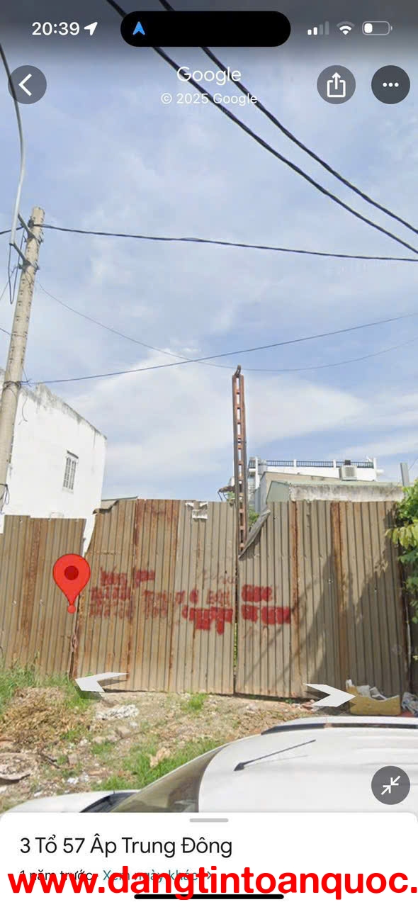 BÁN LÔ ĐẤT 2 MẶT TIỀN THỚI AN THÔN 9, Q.12 – GẦN NGUYỄN THỊ NGÂU, HM