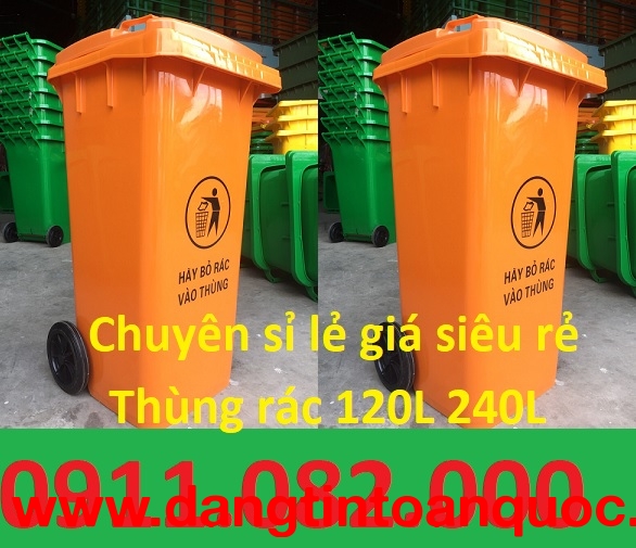  Liên hệ 0911082000 để mua thùng rác nhựa, thùng rác 120l, 240l giá rẻ cạnh tranh