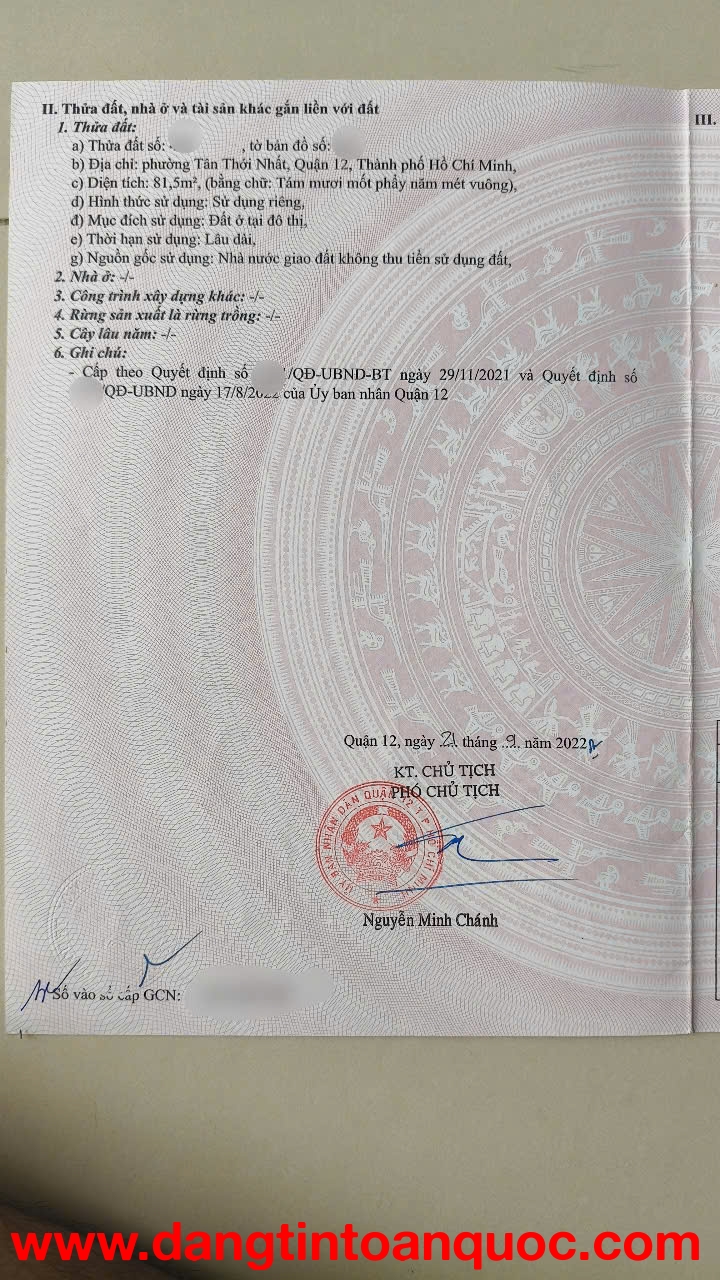 BÁN ĐẤT MẶT TIỀN ĐƯỜNG 16M – VỊ TRÍ ĐẸP – GIÁ CỰC TỐT