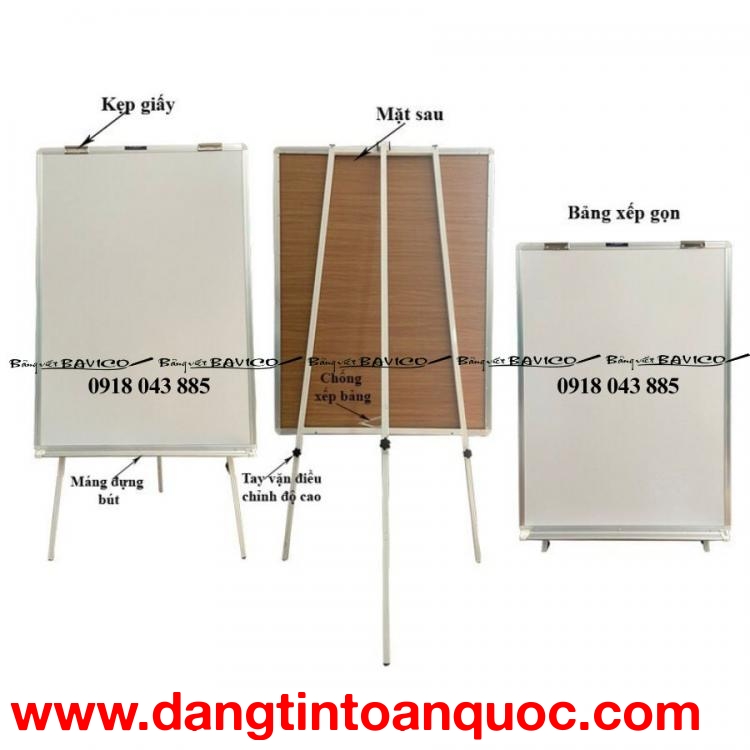 Bảng FilpChart 3 chân Siêu Nhỏ Gọn