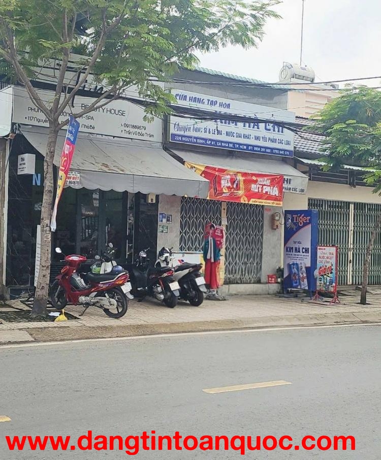 MẶT TIỀN ĐƯỜNG NGUYỄN BÌNH - PHÚ XUÂN - NHÀ BÈ - 3,1 TỶ (TL)