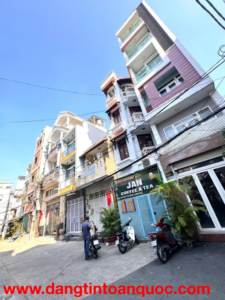 BÁN NHÀ 5 TẦNG HXH 10M NGAY BỘ CÔNG AN TP Đ.NGUYỄN TRÃI & NGUYỄN CẢNH CHÂN, QUẬN 1 - DT 53M2 FUL