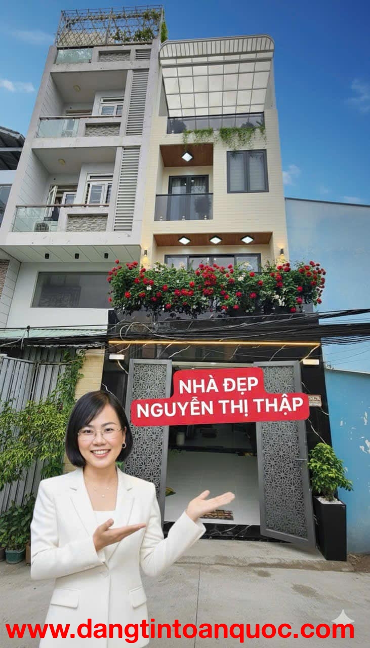 NHÀ NGUYỄN THỊ THẬP Q7 – CÁCH MẶT TIỀN 50M – XE HƠI ĐẬU CỬA - 12,39 TỶ