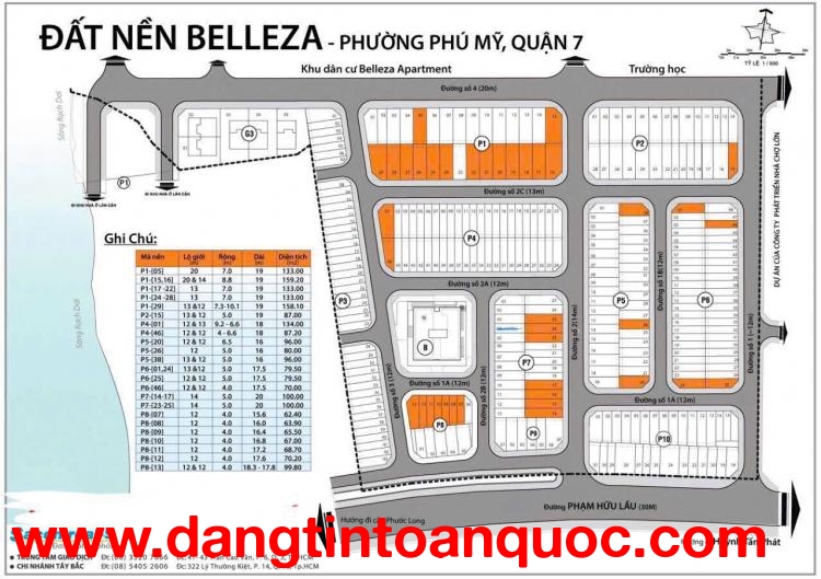 ĐẤT NỀN PHÚ MỸ – PHẠM HỮU LẦU, Q7  GIÁ TỐT HIẾM