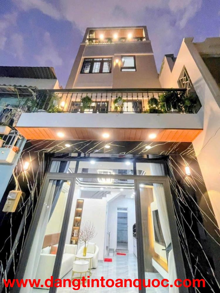 NHÀ 4 TẦNG TRẦN XUÂN SOẠN, TÂN HƯNG, QUẬN 7  FULL NỘI THẤT  6,2 TỶ TL