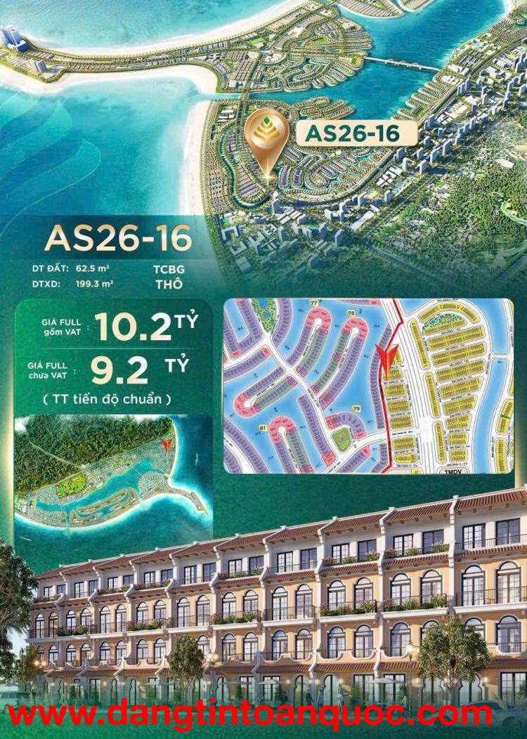 CỰC HOT - SHOPHOUSE BIỂN VINHOMES CẦN GIỜ - GIÁ CHỈ 9,2 TỶ – TRỤC CHỢ ĐÊM ĐẸP HIẾM CÓ