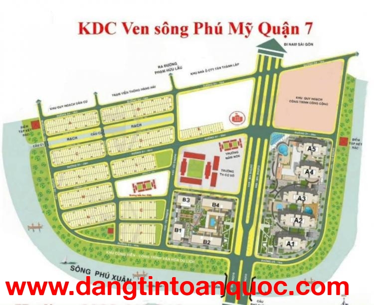 ĐẤT KDC TÁI ĐỊNH CƯ PHÚ MỸ - GIÁ HIẾM 8,5 TỶ