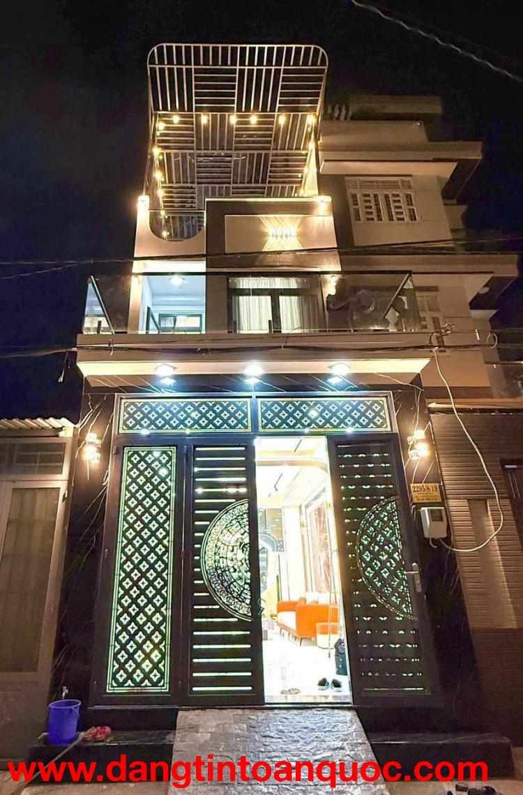 NHÀ HẺM XE HƠI ĐẾN NƠI - 2295 HUỲNH TẤN PHÁT, TT NHÀ BÈ - GIÁ CHỈ 8,6 TỶ