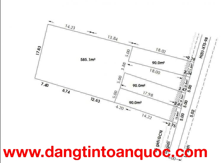 ĐẤT XUÂN THỚI SƠN – HÓC MÔN 1 TÁCH SỔ SẴN – GIÁ MỀM ĐẦU TƯ GẦN TRƯƠNG THỊ NHƯ