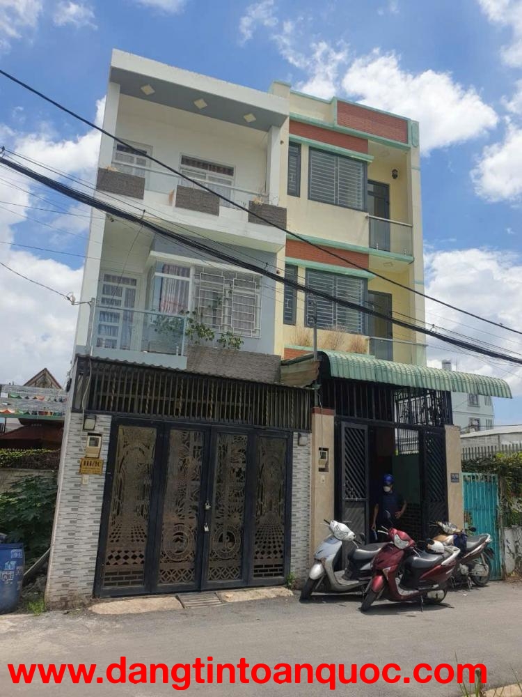 BÁN ĐẤT TẶNG NHÀ 3 LẦU + 2 PHÒNG TRỌ CHO THUÊ 12 TRIỆU/TH - NGÔ CHÍ QUỐC - BÌNH CHIỂU SÁT BÊN CHỢ ĐẦ