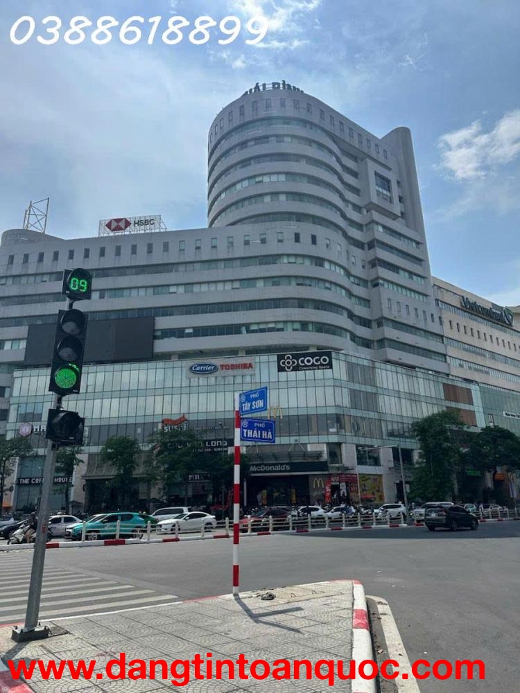 BÁN LÔ GÓC TÂY SƠN - THÁI HÀ - CHÙA BỘC 75M2 x 9T  - Ô TÔ TRÁNH -  DOANH THU 150 TR/TH