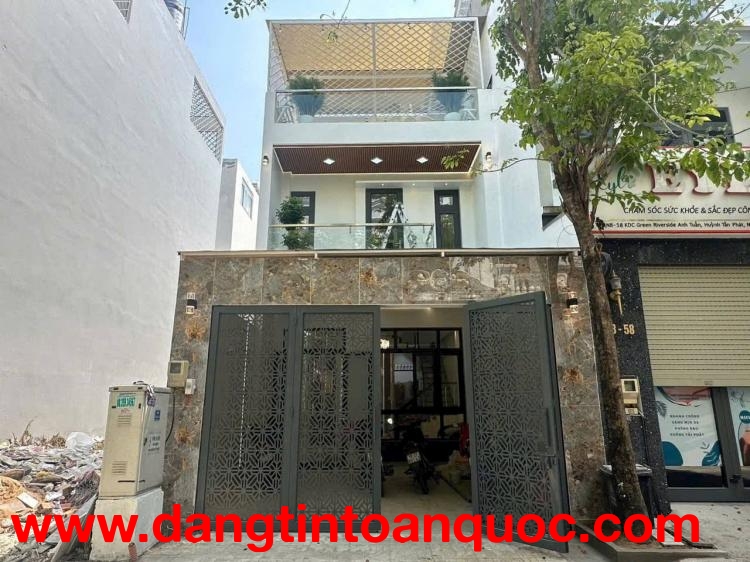 NHÀ KHU DÂN CƯ ANH TUẤN N8, NHÀ BÈ - XE HƠI NGỦ TRONG NHÀ - 7,6 TỶ