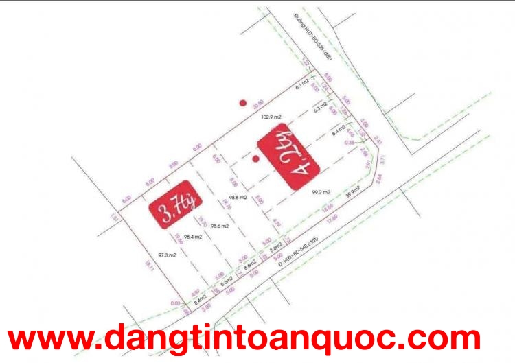 ĐẤT NỀN KÊNH TIÊU 1, BÀ ĐIỂM, HÓC MÔN - ĐƯỜNG NHỰA 7M – GẦN PHAN VĂN HỚN