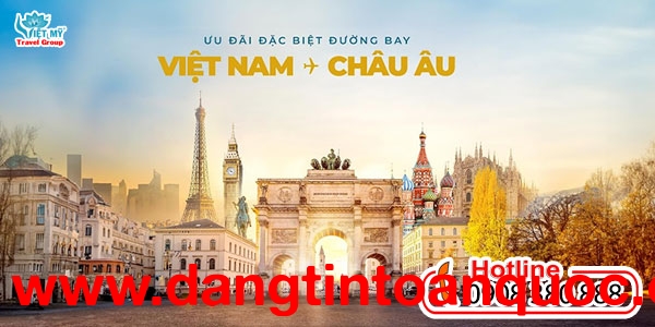  Vietnam Airlines ưu đãi vé đi Châu Âu