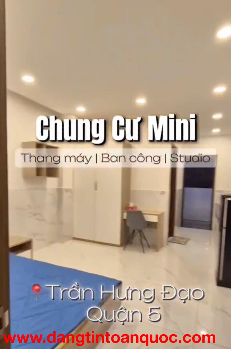 CHO THUÊ CĂN HỘ DỊCH VỤ FULL NỘI THẤT – TRẦN HƯNG ĐẠO, QUẬN 5