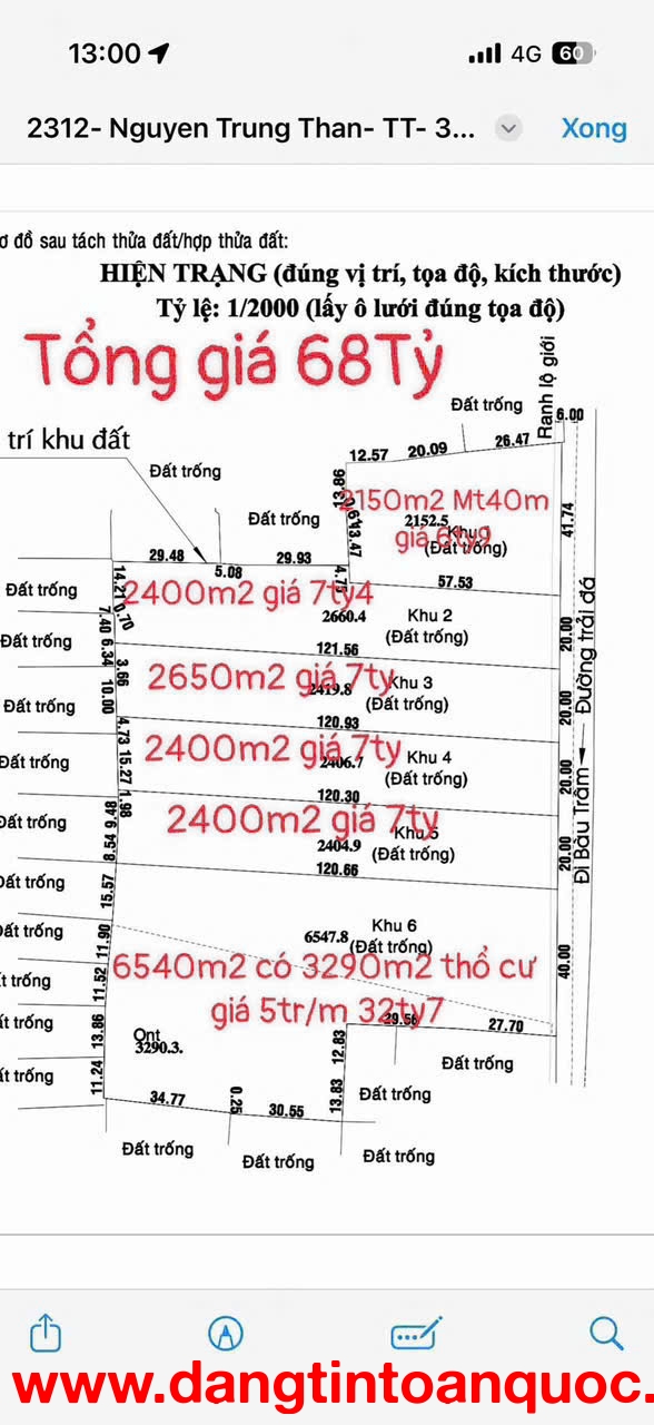 HÀNG MỚI NÓNG HỔI - SIÊU PHẨM ĐẤT LỐC 06 LÔ BÌNH MỸ (TRUNG AN CŨ), CỦ CHI