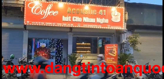 NHƯỢNG LẠI QUÁN CAFE ÂM NHẠC - 41A HÀ KẾ TẤN, THANH XUÂN, HÀ NỘI