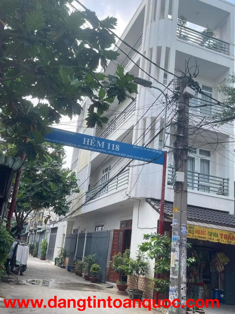 Nhà 4 Tầng (4x17) Lô Góc 2 Mặt Tiền Tân Chánh Hiệp 08, Quận 12 Giá 6.85 tỷ