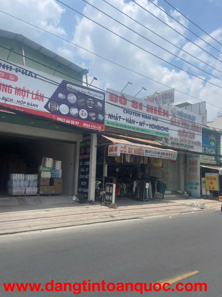 Gấp bán chốt nhanh: 9.5₫ tỷ Nhà Mặt Tiền Nguyễn Ảnh Thủ, P.Hiệp Thành, Q12