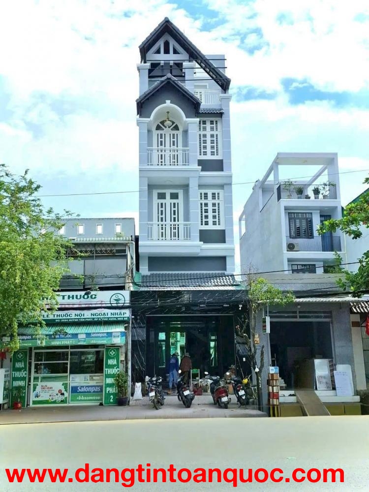 NHÀ MẶT TIỀN HUỲNH TẤN PHÁT, NHÀ BÈ – VỊ TRÍ KINH DOANH ĐẮC ĐỊA – NHÀ MẶT TIỀN MÀ GIÁ TRONG HẺM - GI