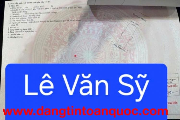 ????Cần bán nhà MT Lê Văn Sĩ - thông Hồ Tùng Mậu