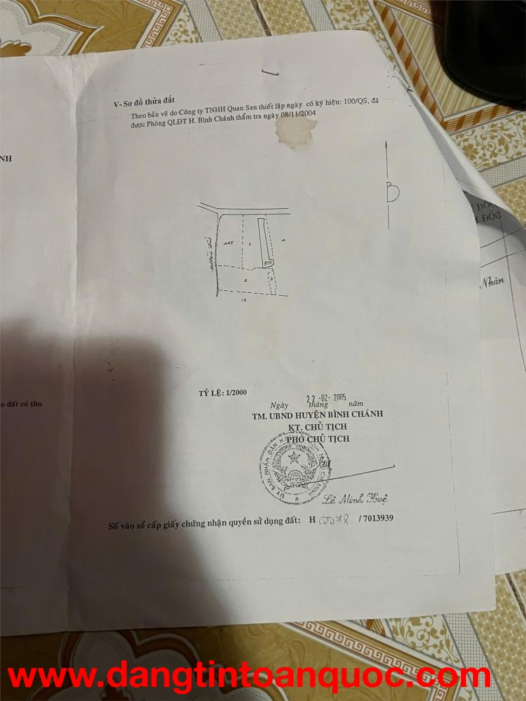 NHÀ MẶT TIỀN – GIÁ TỐT  – CHÍNH CHỦ CẦN BÁN Tại 578A ấp 1, Xã An Phú Tây, Huyện Bình Chánh