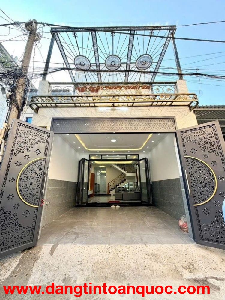 NHÀ HẺM XE HƠI: 92M2 GỒM 1 TRỆT 1 LẦU 4PN 3WC PK PT. LH:0336939979