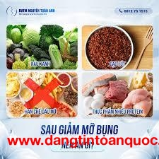 Sau giảm mỡ bụng ăn gì để đảm bảo kết quả như mong muốn?