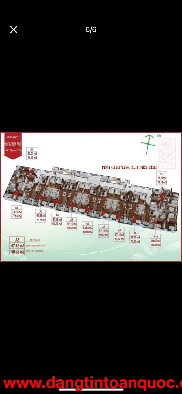 HOT HOT  – CHÍNH CHỦ CẦN BÁN CĂN CHUNG CƯ Tại số 5 đường Nguyễn Trãi, P.Quán Bàu, TP. Vinh, Nghệ An