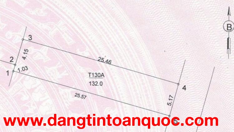 CHÍNH CHỦ CẦN BÁN 132 m2 LIỀN KỀ KĐT 31HA – TRÂU QUỲ, GIA LÂM - LH 0985865658