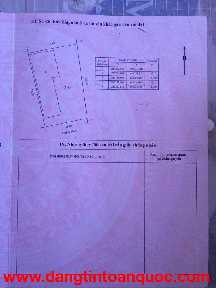 CHÍNH CHỦ Cần Bán BÁN ĐẤT + NHÀ Tại  KP1, Phường Trảng Dài, TP Biên Hòa, Đồng Nai