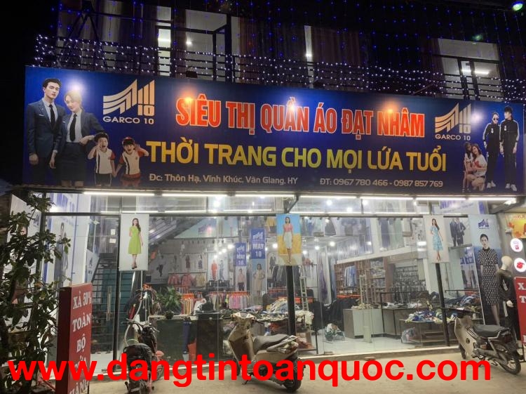 CHO THUÊ MẶT BẰNG 2 TẦNG – DIỆN TÍCH LỚN – KINH DOANH THOẢI MÁI - GIÁ THUÊ HỢP LÝ  - VĂN GIANG, HƯNG