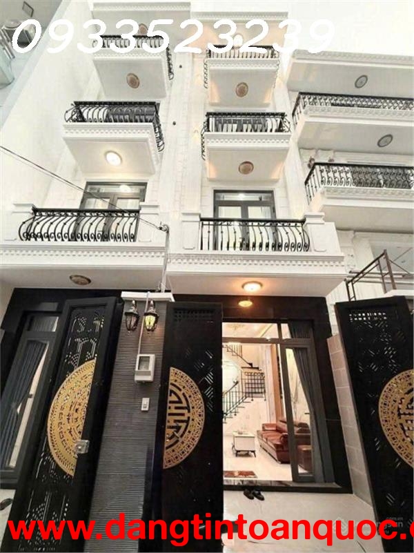 Siêu phẩm mới nhú, ngay ĐH CN 4 Quận Gò Vấp. 4 tầng giá 8.68 tỷ