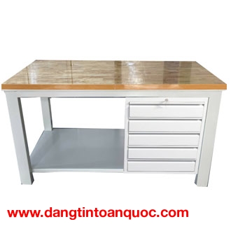 Bàn thao tác 5 ngăn KT: W1800xD800xH770mm