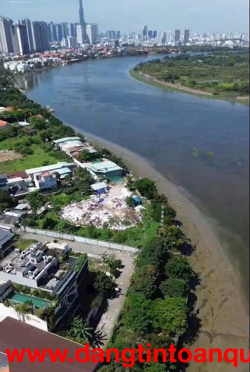 Bán lô đất siêu phẩm hiếm có mặt tiền sông sài gòn dg Số 11 Phường An Phú Quận 2.