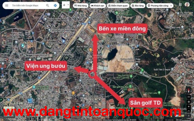 bán lô Đất xây cao tầng cạnh bến xe.miền đông mới . Ga Metro., ngay cổng sân gôn. dg số 1 quận 9