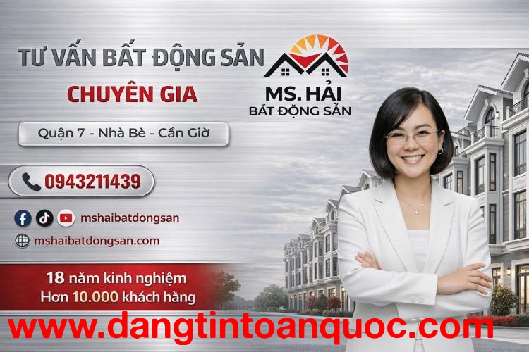 LÔ ĐẤT 41 CHUYÊN DÙNG CHÍNH, QUẬN 7 - CHỈ 3,55 TỶ
