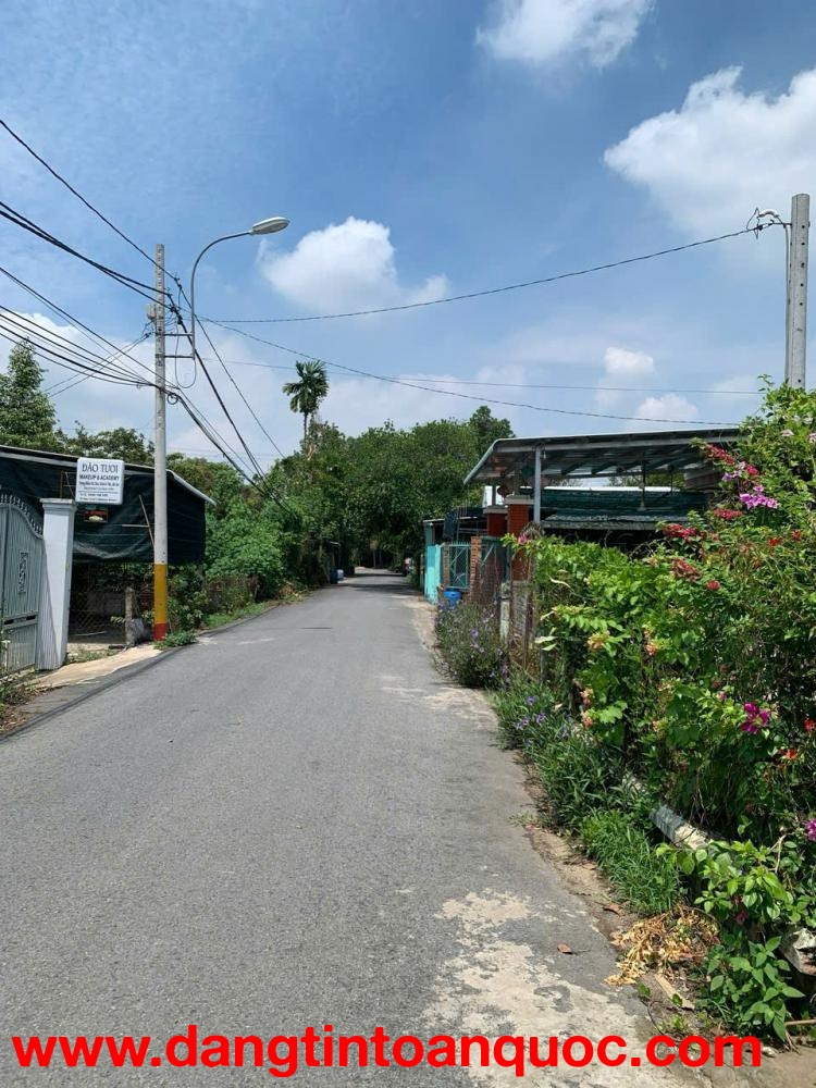 BÁN ĐẤT TRUNG AN, CỦ CHI – MẶT TIỀN ĐƯỜNG ĐỖ THỊ NHẶT – PHÙ HỢP LÀM NHÀ VƯỜN, KHO XƯỞNG