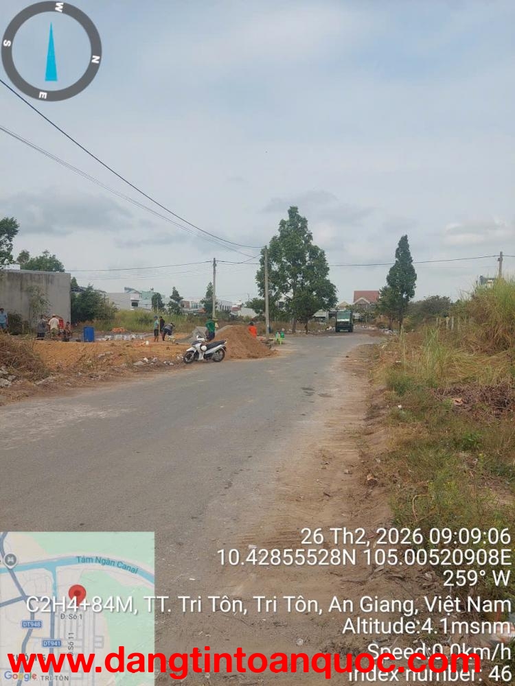 CHÍNH CHỦ BÁN ĐẤT THỔ CƯ GIÁ RẺ NHẤT TRI TÔN- AN GIANG