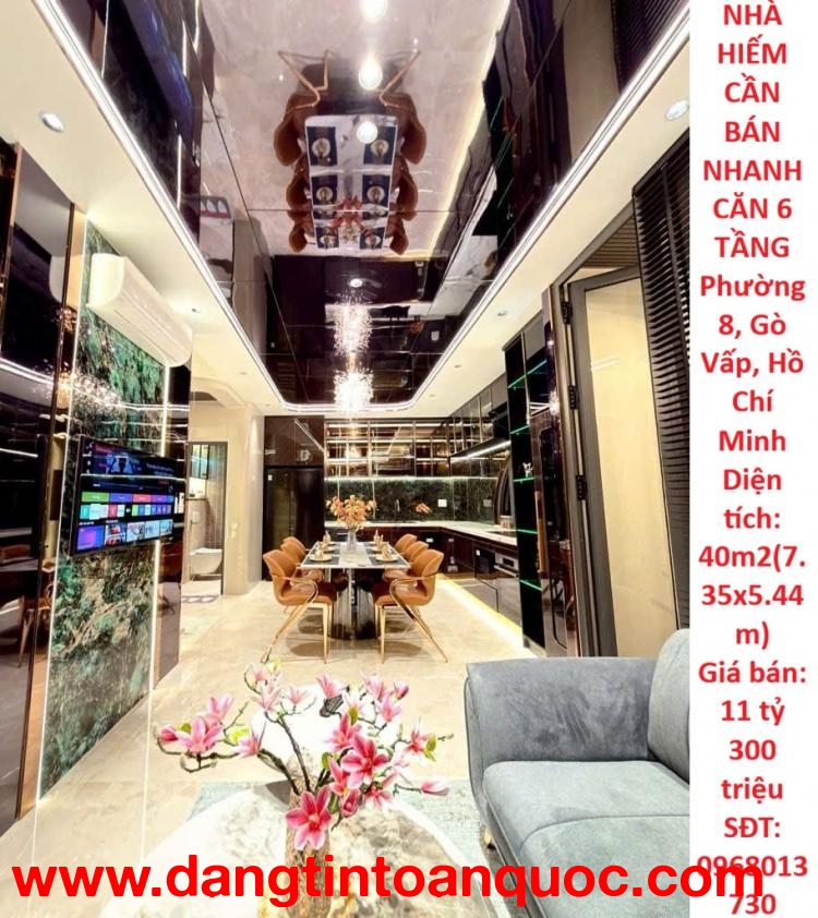NHÀ HIẾM CẦN BÁN NHANH CĂN 6 TẦNG Phường 8, Gò Vấp, Hồ Chí Minh - GIÁ SIÊU TỐT