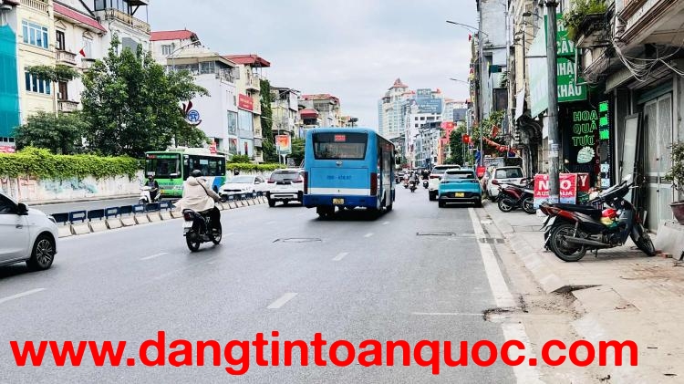 bán nhà mặt phố Nghi Tàm, 91m x 8 tầng, mặt tiền 9.5m, thông sàn kinh doanh