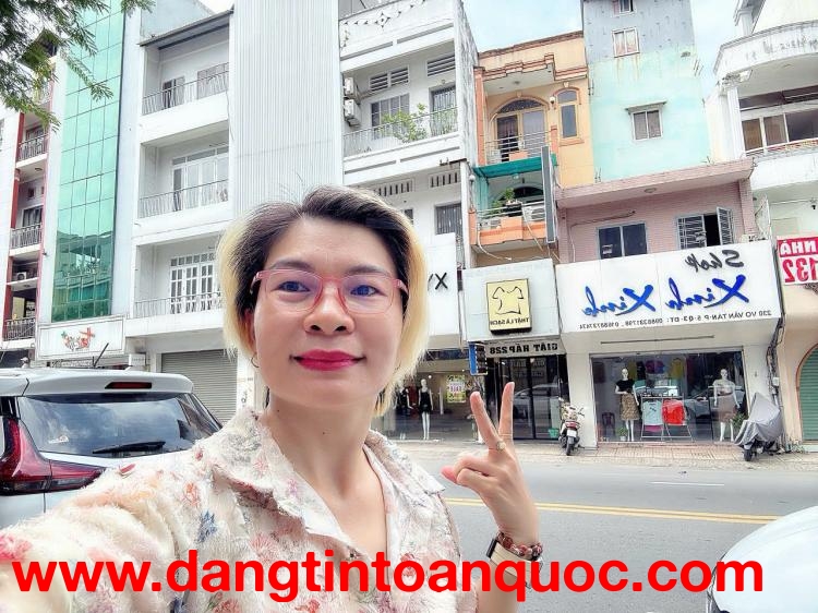 BÁN NHÀ 5 TẦNG MẶT TIỀN KD Đ.VÕ VĂN TẦN, QUẬN 3 - NGA NG ĐẸP 4,9M*14M - CHÍNH CHỦ LH GIANG GIANG: 09