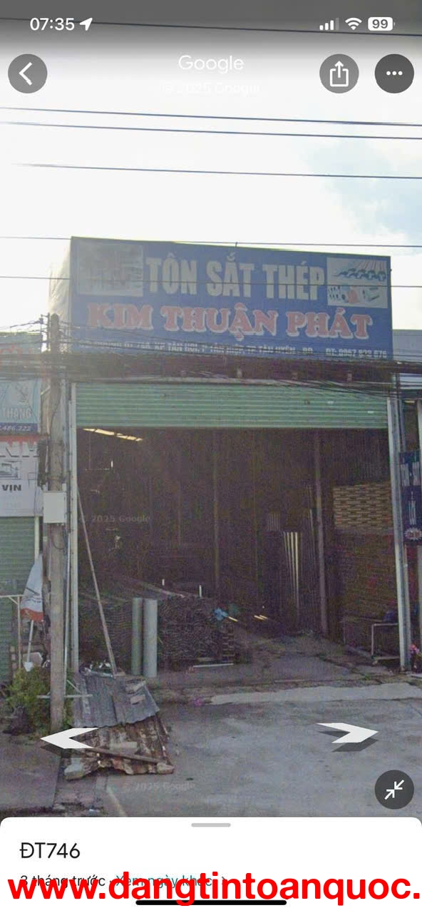 CHÍNH CHỦ CẦN BÁN ĐẤT MẶT TIỀN ĐT 746 – PHƯỜNG  TÂN HIỆP, TP TÂN UYÊN ,BÌNH DƯƠNG